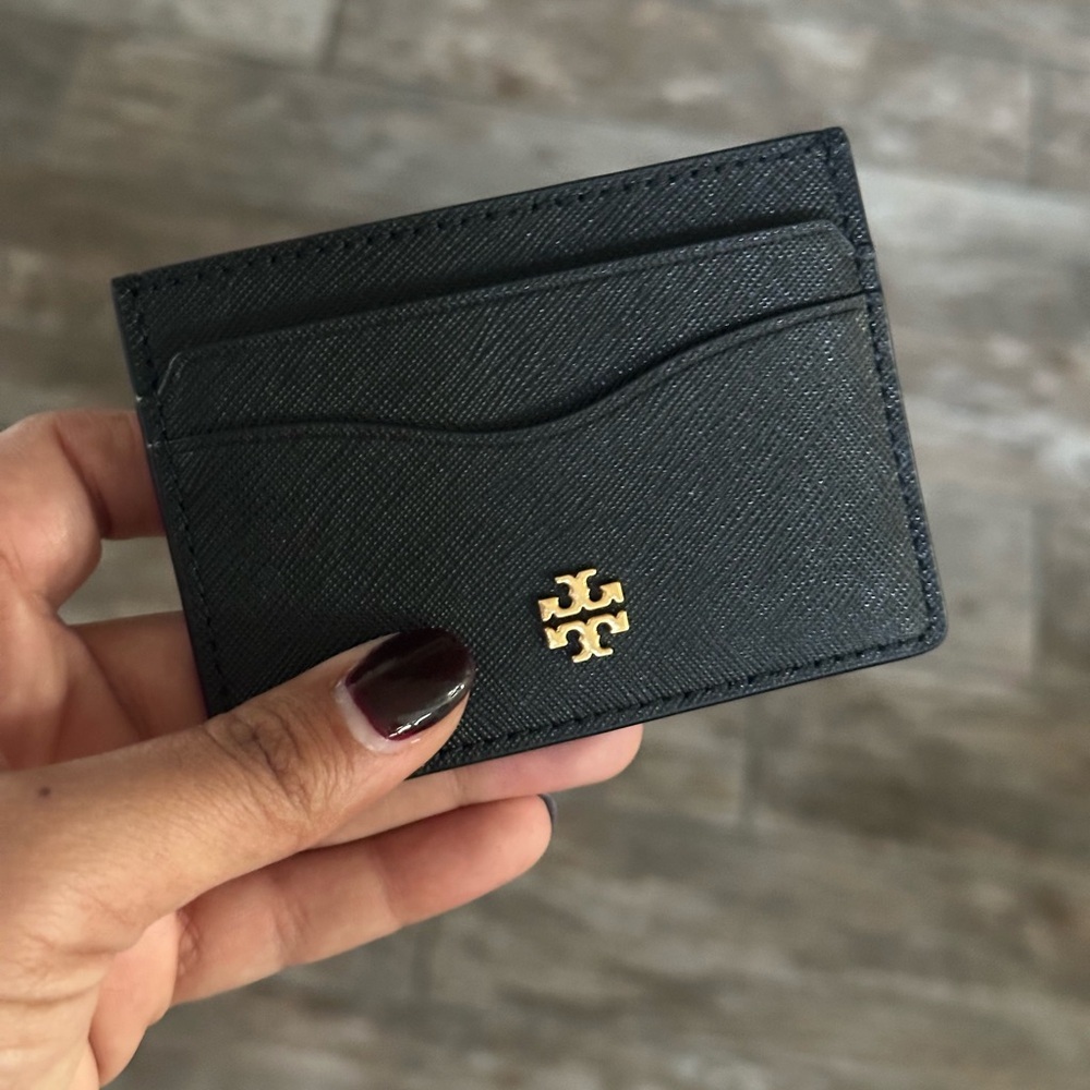 New Tory Burch cardholder black color
